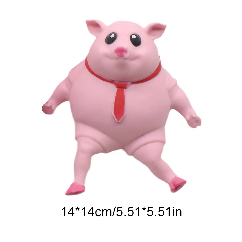 Pig Stress Relief Toy – Soft Squishy Animal Fidget Doll for Anxiety & Fun Play