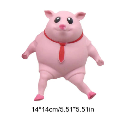 Pig Stress Relief Toy – Soft Squishy Animal Fidget Doll for Anxiety & Fun Play