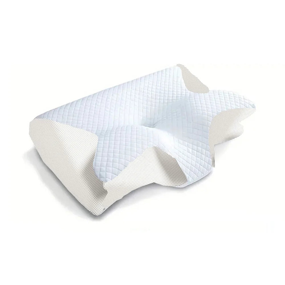 Orthopaedic Memory Foam Butterfly Pillow – Cervical Massage & Comfortable Sleep